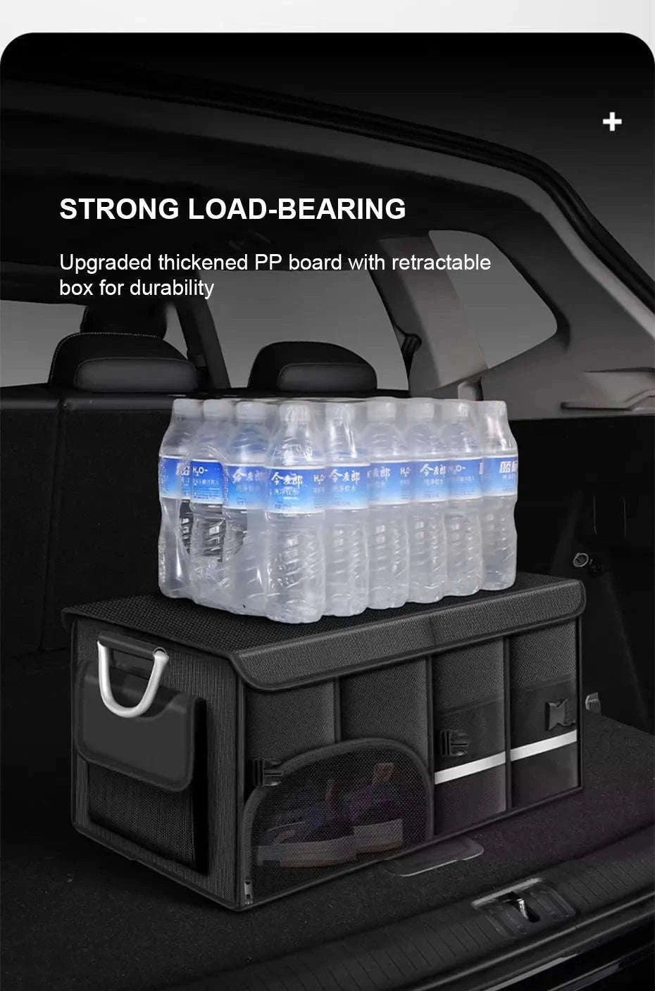 Foldable Waterproof Trunk Storage Box 110L Large-Capacity Car Organizer-72L