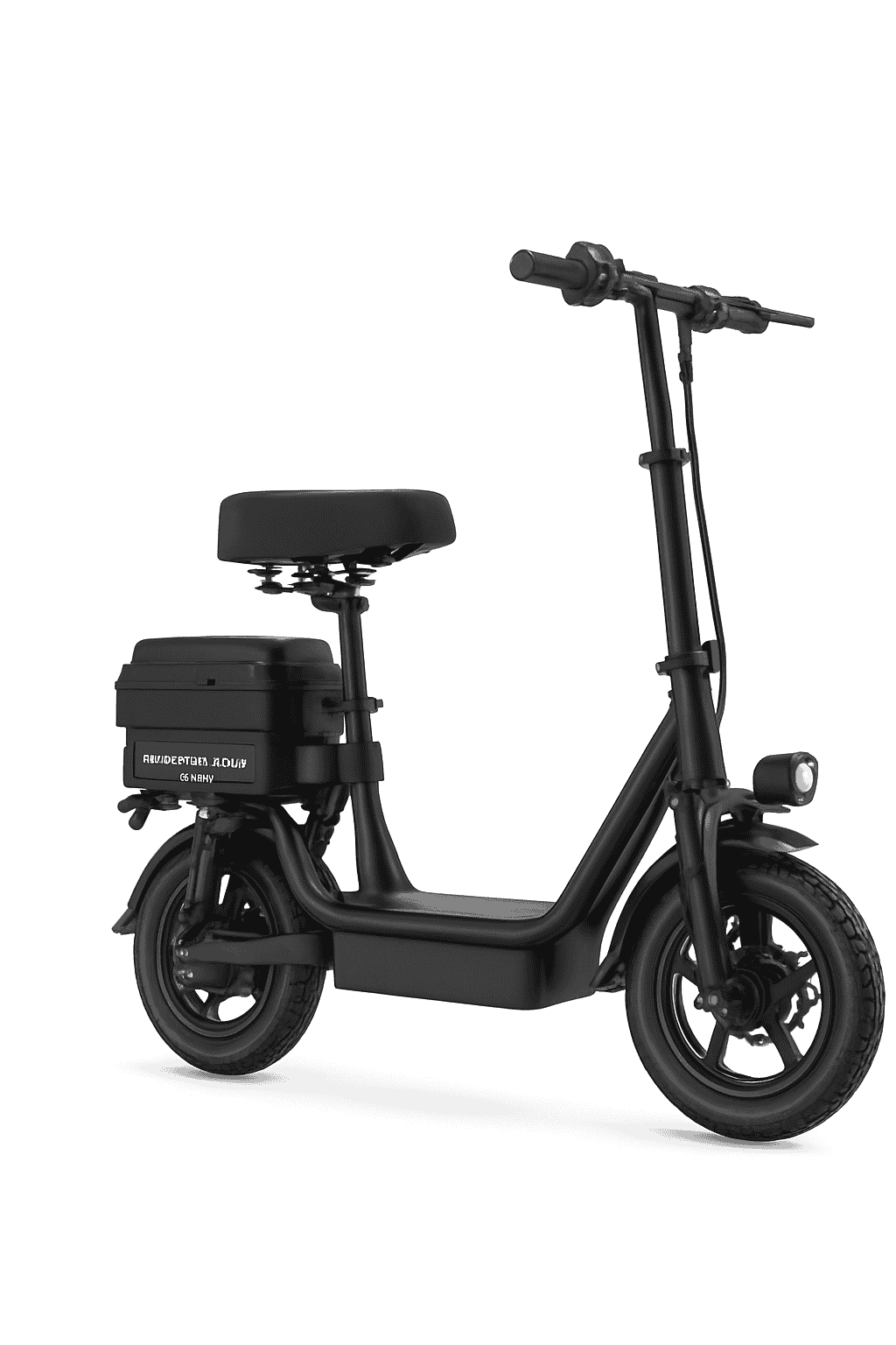 Folding Electric Bike with Seat, 48V Battery, 14" Tires, 25km/h-Black / 15A  48V / United States