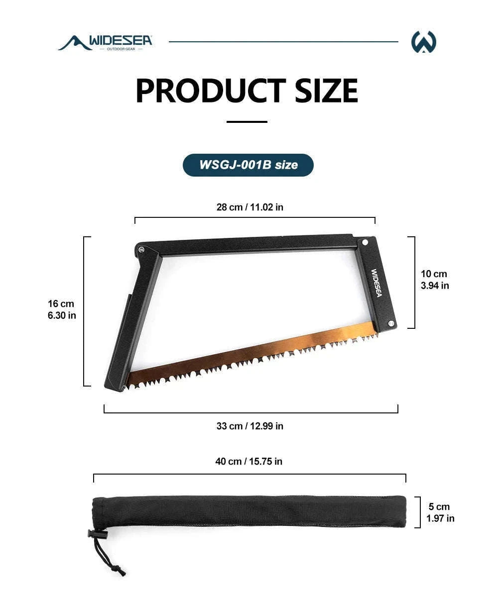 Folding Hand Saw for Camping and Tree Pruning-WSGJ-002B