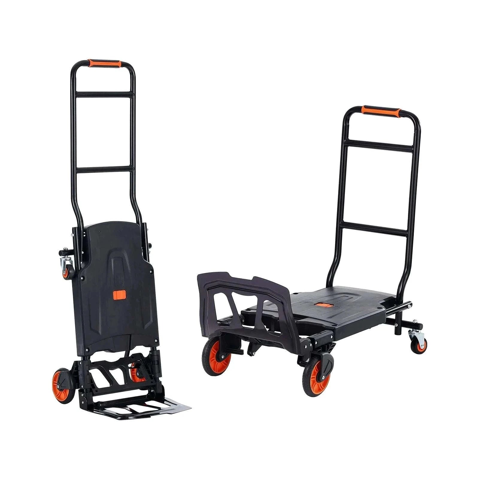 Folding Hand Truck 300 lbs 2-in-1 Aluminum Platform Cart-300 lbs / spain