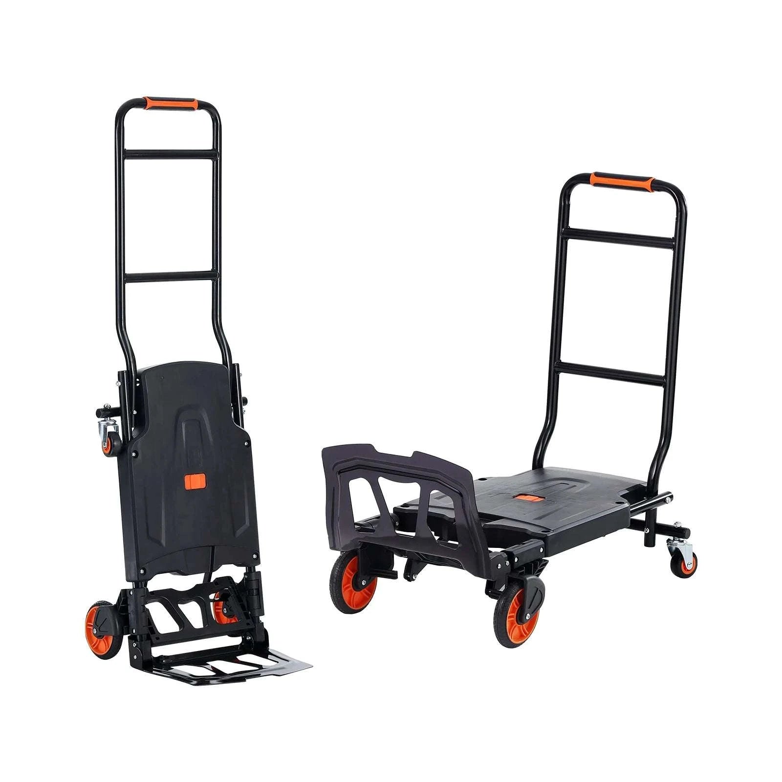 Folding Hand Truck 300 lbs 2-in-1 Aluminum Platform Cart-300 lbs / spain