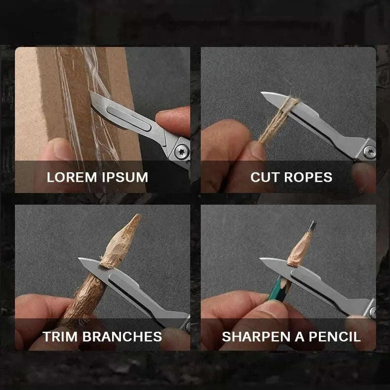 Folding Hobby Knife Kit-1set