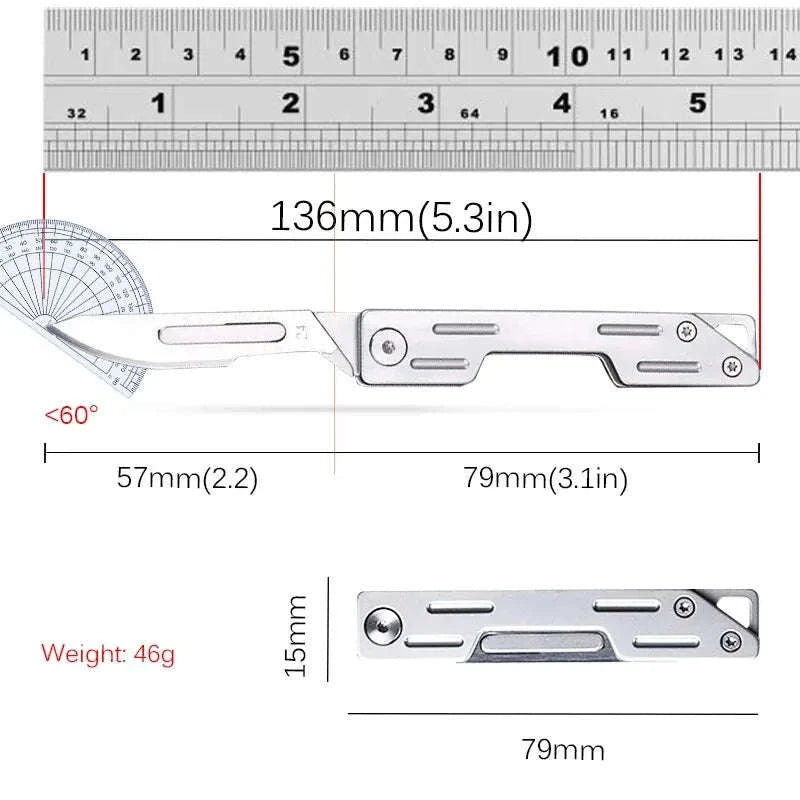 Folding Hobby Knife Kit-1set