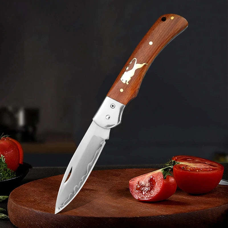 Folding Knife for Meat, Fruit, and Vegetable Preparation-Folding Knife