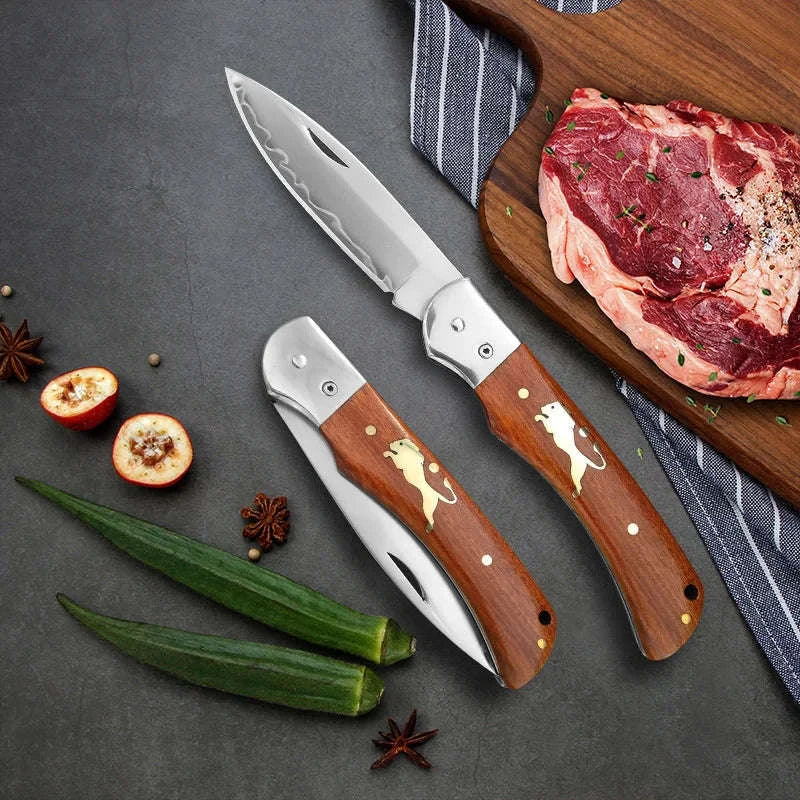 Folding Knife for Meat, Fruit, and Vegetable Preparation-Folding Knife