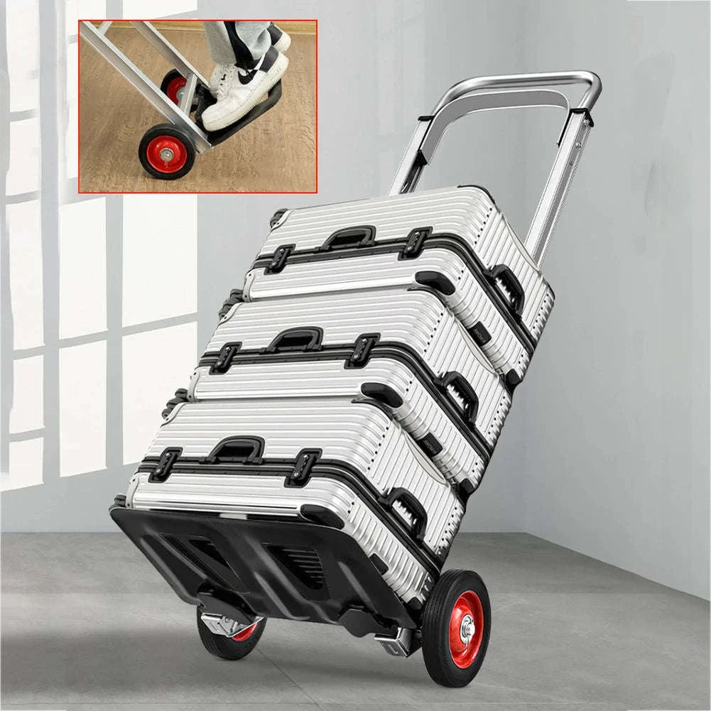 Folding Sack Truck Portable Dolly Cart with Telescoping Handle-United States