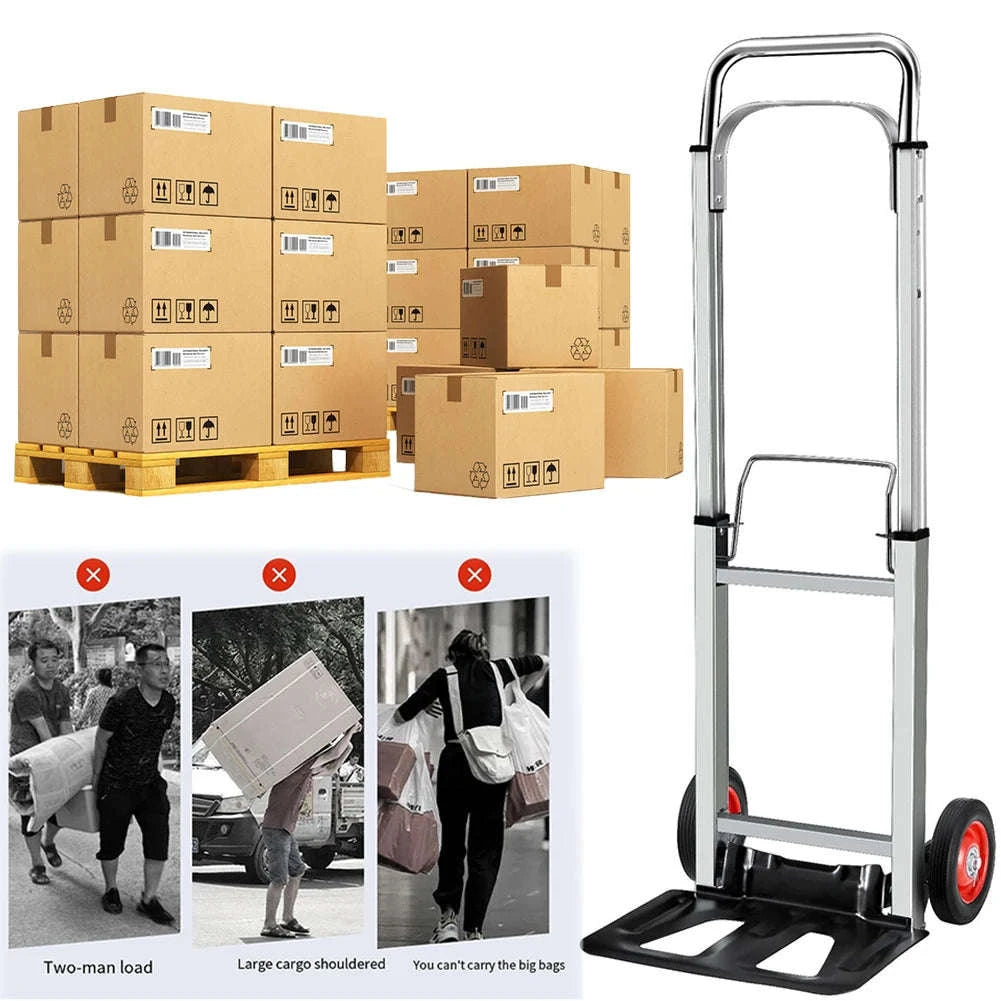 Folding Sack Truck Portable Dolly Cart with Telescoping Handle-United States