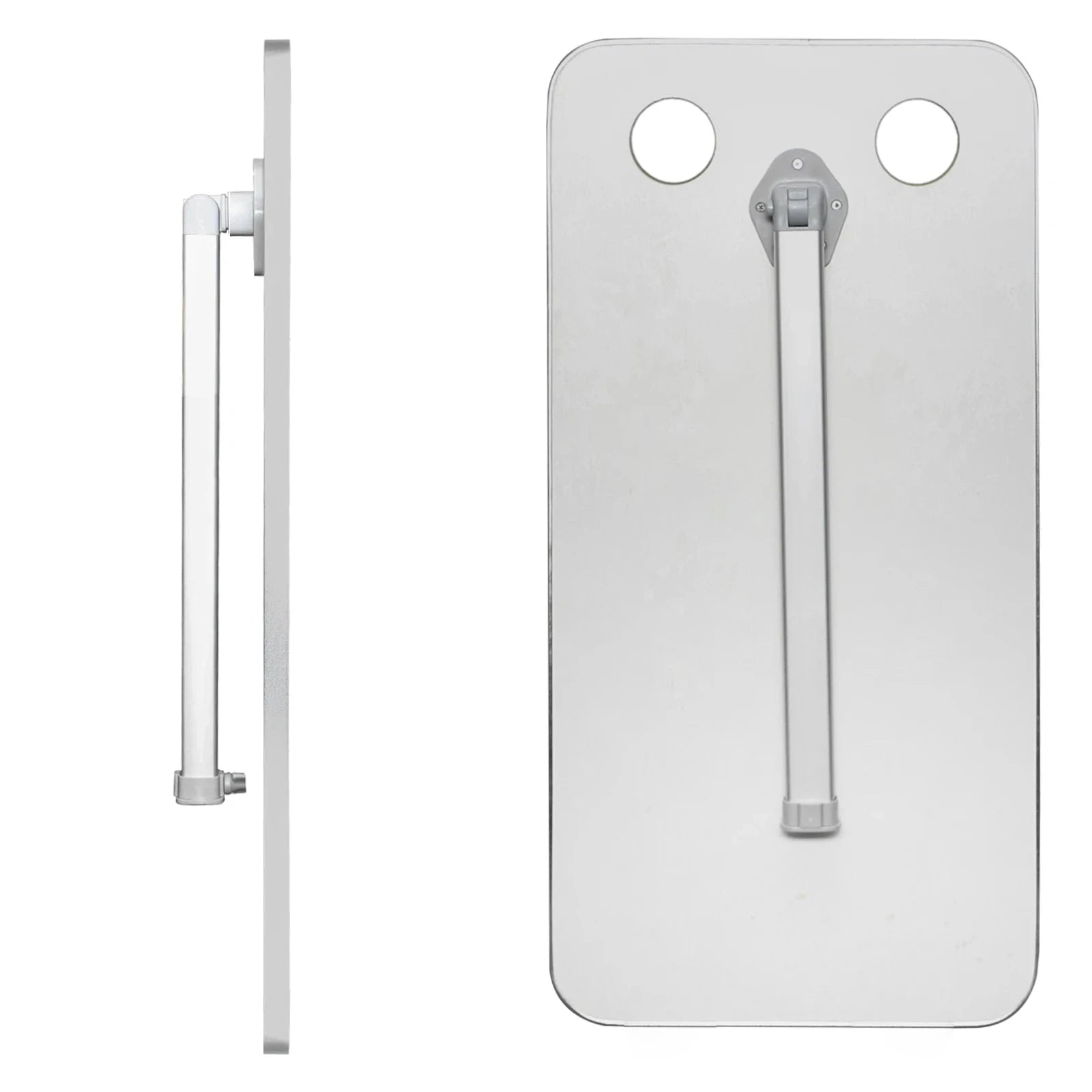Folding Telescoping RV Table Legs 21.3-36.6 Inch Height Adjustable Aluminum Alloy-White / Germany