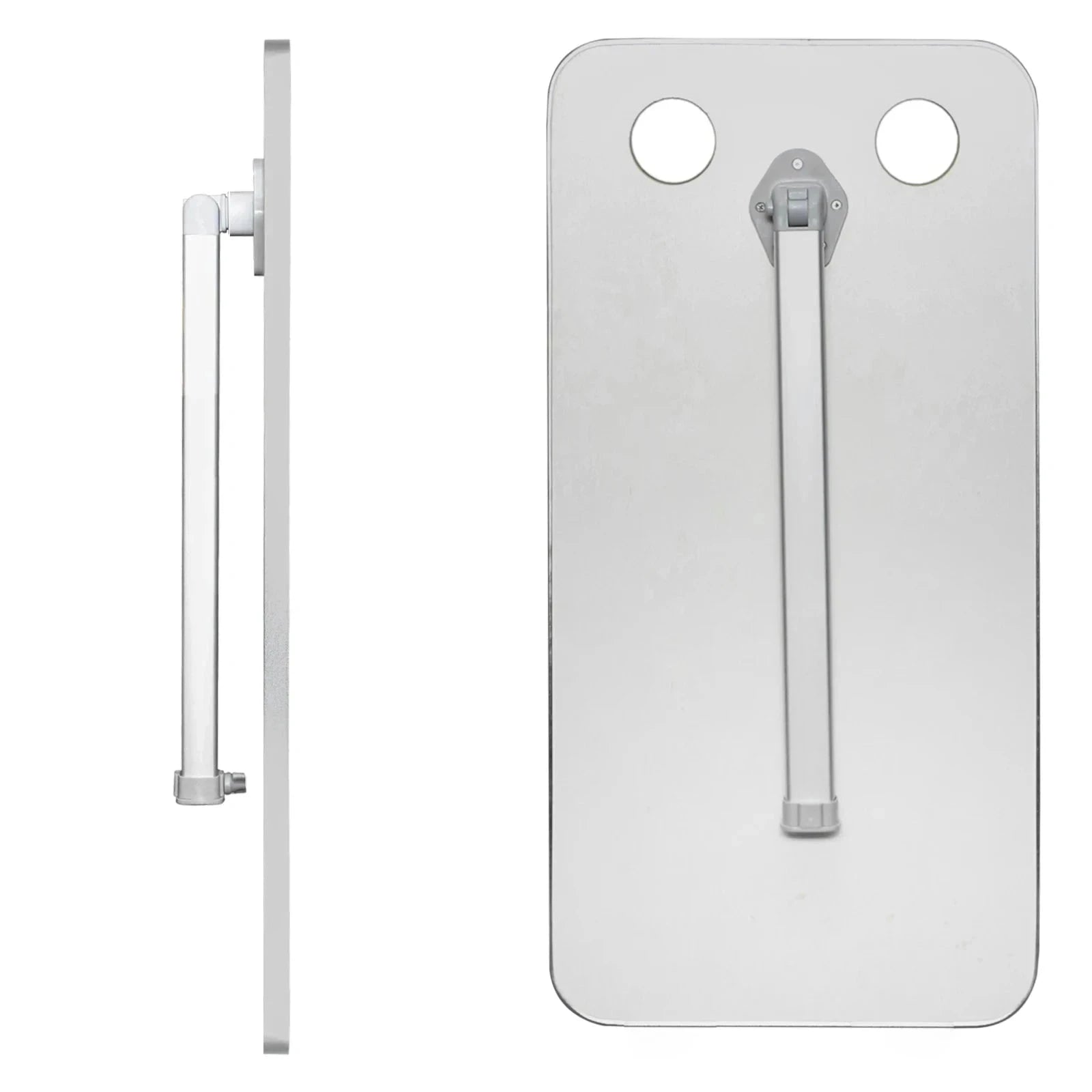 Folding Telescoping RV Table Legs 21.3-36.6 Inch Height Adjustable Aluminum Alloy-White / Germany