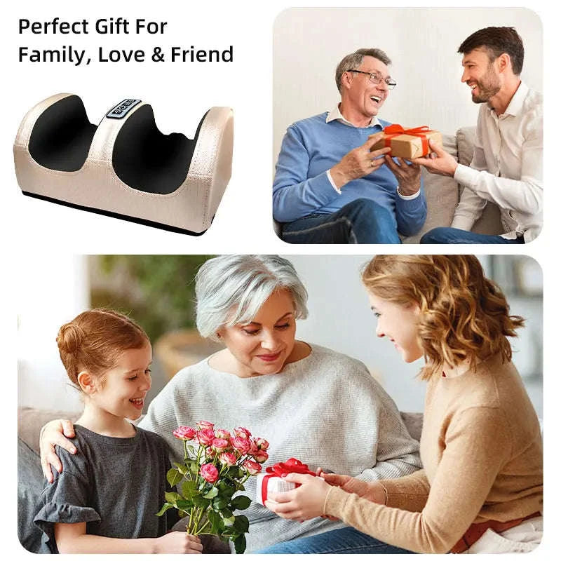 Foot Massage & Relaxation Device for Daily Comfort and Relief-Gold / US Plug / United States|110 V