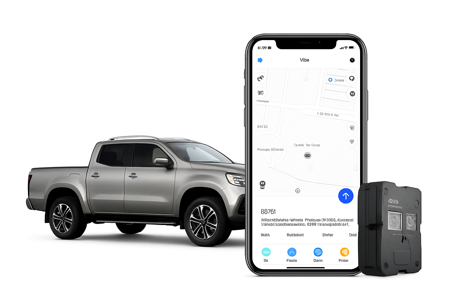 4G Vehicle Tracking Device with 7500mAh Battery and Magnetic Installation