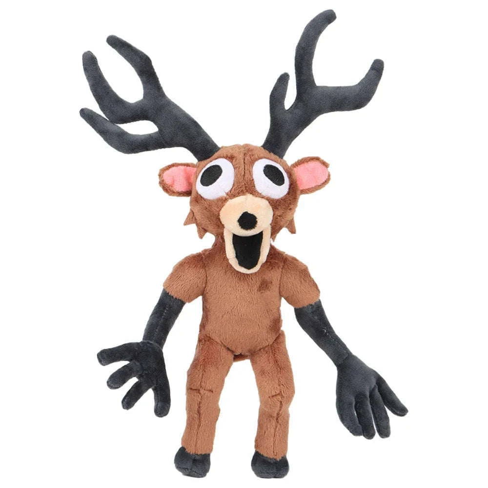 Forest Deer Plush Toy 38cm Soft Collectible Deer-C