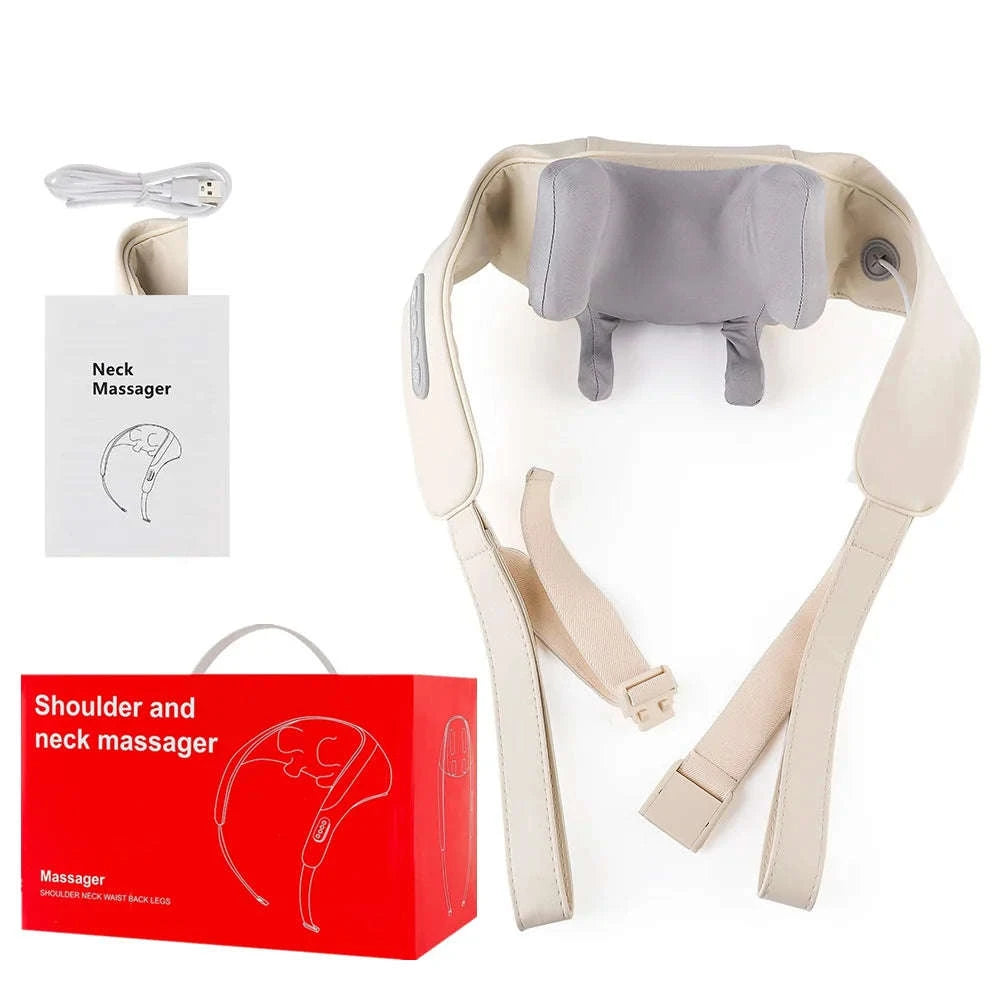 Foreverlily 26W Brushless Neck & Shoulder Massager-26W-White