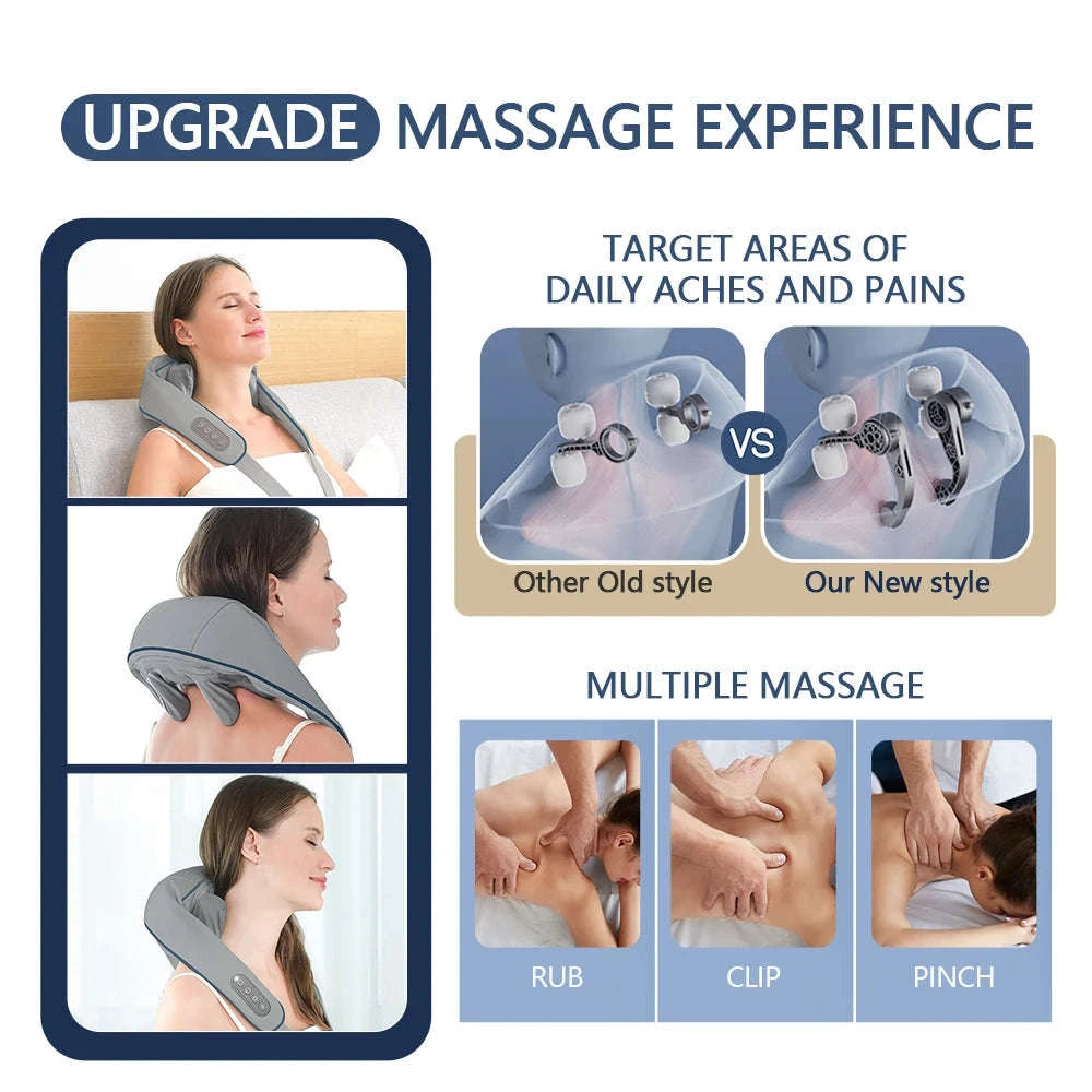 Foreverlily Brushless Neck & Shoulder Massager-26W-White