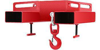 Forklift Lifting Hook 3 Ton (6600 lbs) Swivel Hoist Attachment-spain