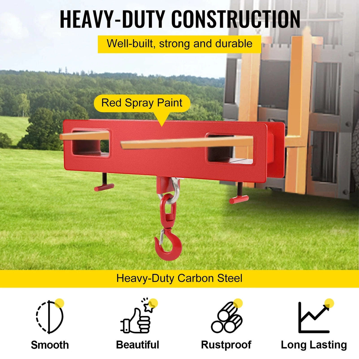 Forklift Lifting Hook Swivel Hook 4400 lbs-spain