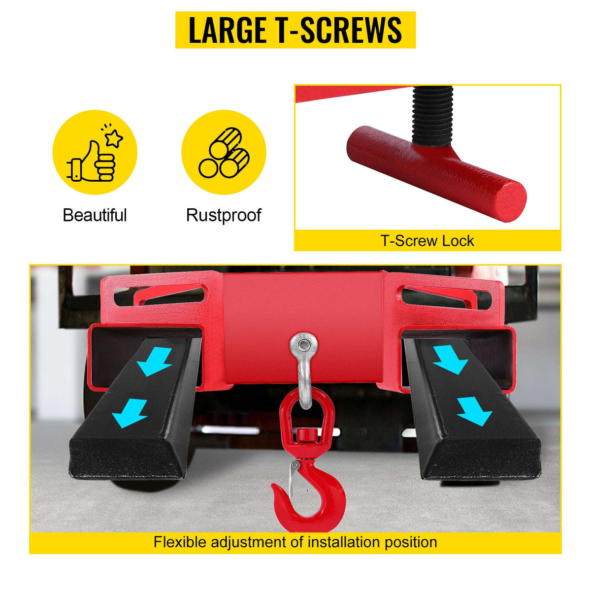 Forklift Lifting Hook Swivel Hook 4400 lbs-spain