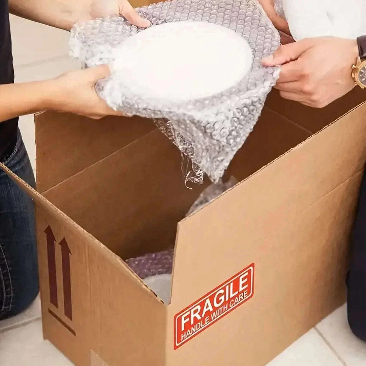 Fragile Handle With Care Label Stickers Roll, 120 Pack-Default Title