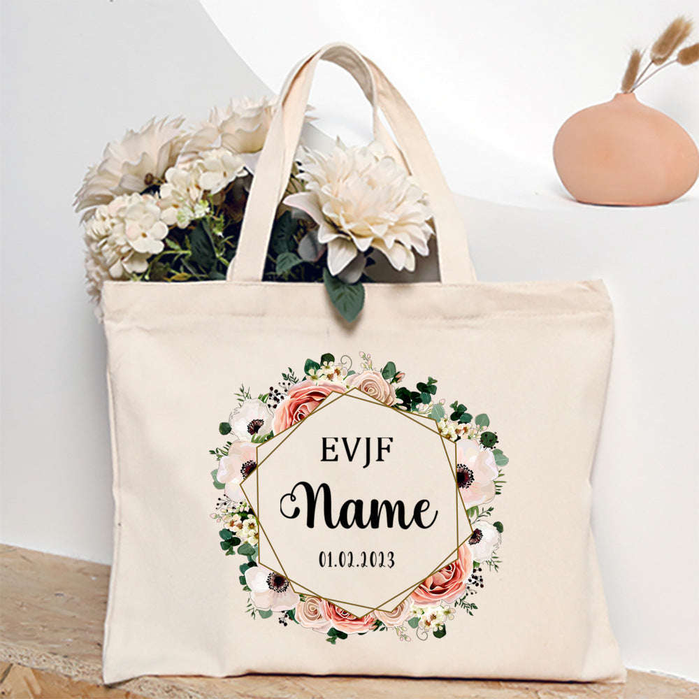 French Print Canvas Teacher Tote Bag for Everyday Carry-TM266211-TBBG-E