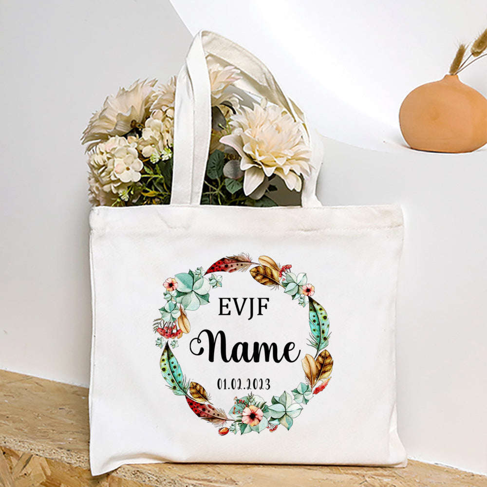 French Print Canvas Teacher Tote Bag for Everyday Carry-TM266211-TBBG-E