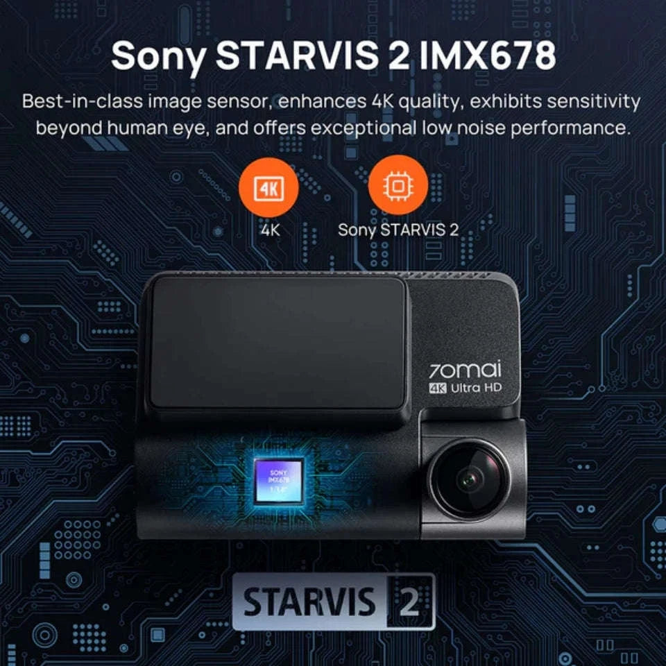 Front 4K Rear 1080P Dash Cam with 4G, GPS, ADAS, Night Vision & Supercapacitor-1-Channel / China Mainland / No TF Card