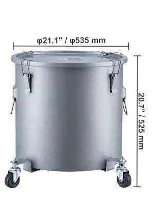Fryer Grease Bucket with Lid & Casters (8/10/16 Gallon)-10Gallon / spain