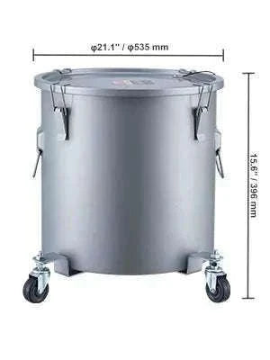 Fryer Grease Bucket with Lid & Casters (8/10/16 Gallon)-10Gallon / spain