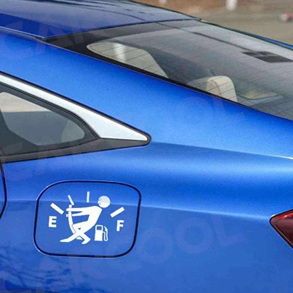 Fuel Tank Sticker for a Fun, Personalized Car Accent-Laser
