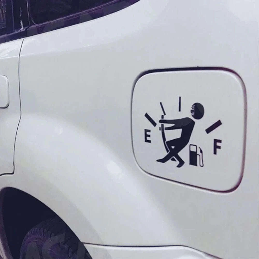 Fuel Tank Sticker for a Fun, Personalized Car Accent-Laser
