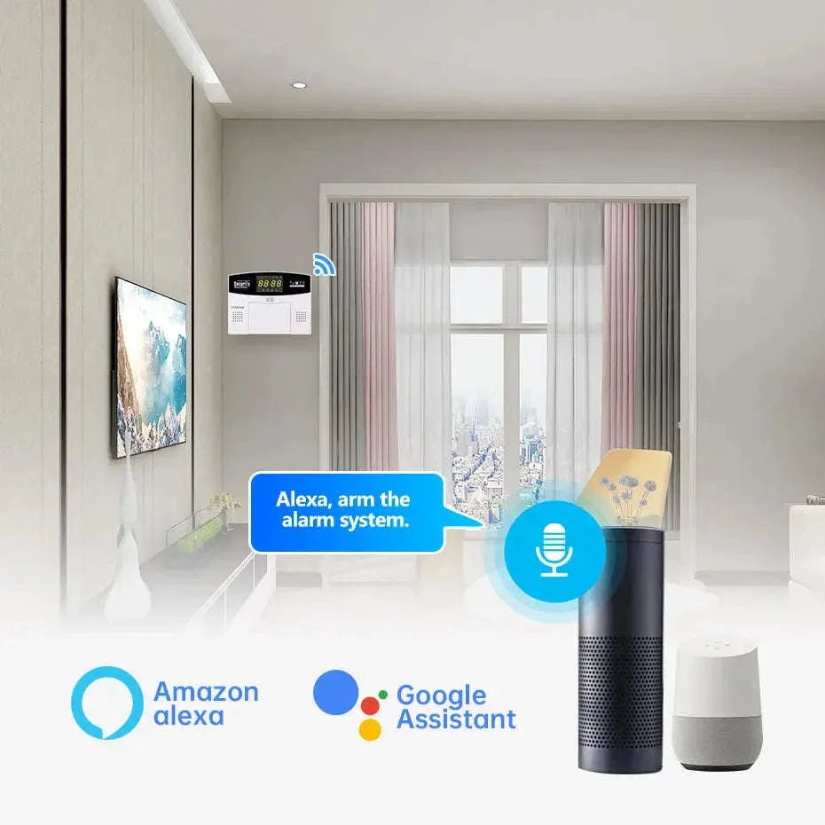 Fuers Tuya Smart Alarm System – WiFi & 4G GSM Home Security Hub-W210 WiFi GSM Kit 1 / CHINA