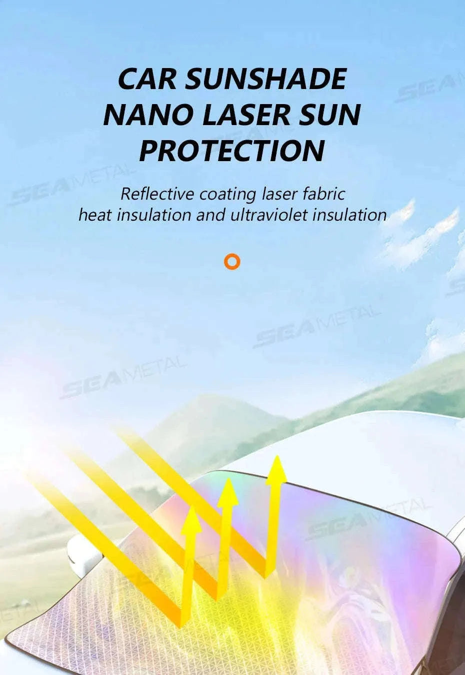 Full-Coverage Car Windshield Sun Shade Cover-1 pc