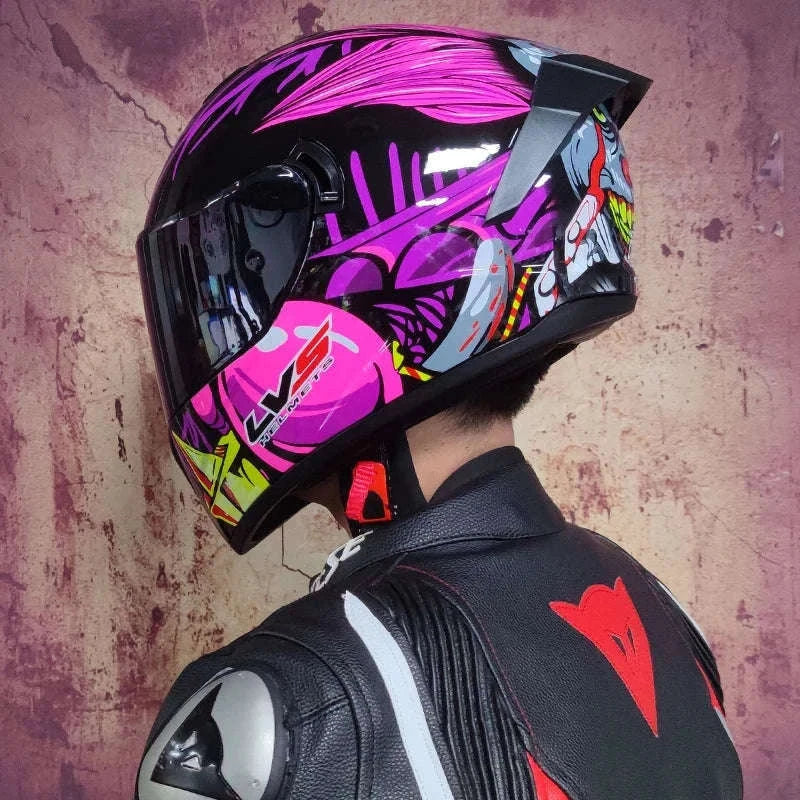 Full Face Motorcycle Helmet for Winter Warmth and Road Protection-12 / XL