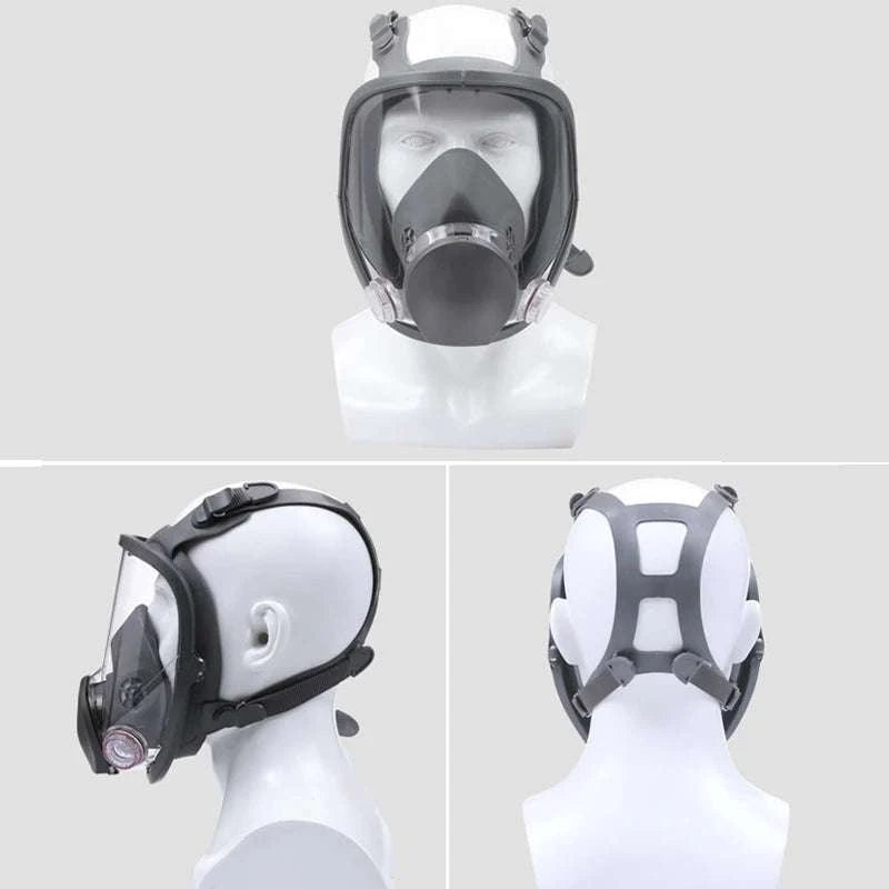 Full Face Respirator Gas Mask 6800 Anti-Fog Safety Protection-3 in 1 Suit