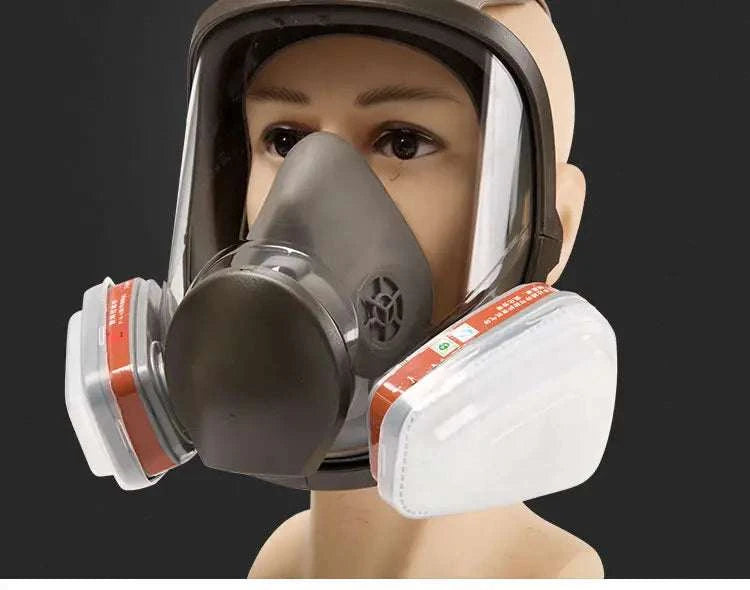 Full Face Respirator Gas Mask 6800 Anti-Fog Safety Protection-3 in 1 Suit