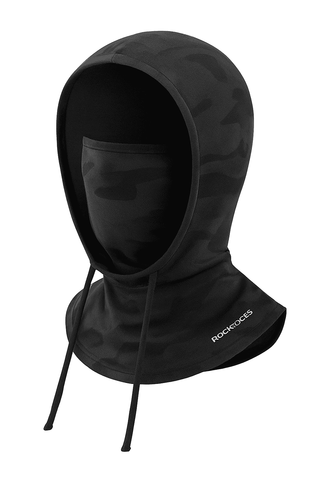Full Face Sun Protection Hat & Neck Mask Ice Silk Cycling Cover-LF260006-BK / One Size
