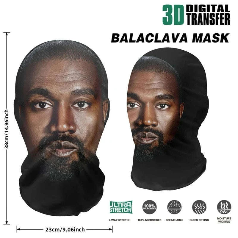 Full Face Visual Mesh Mask for Cosplay and Parties-CL