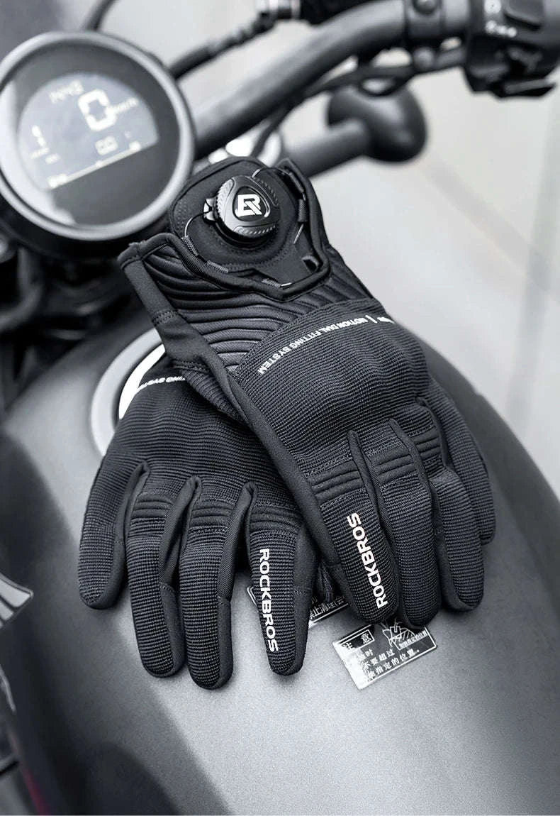 Full Finger Cycling Gloves with Shock-Absorbing Palm Pad-MT017 / L