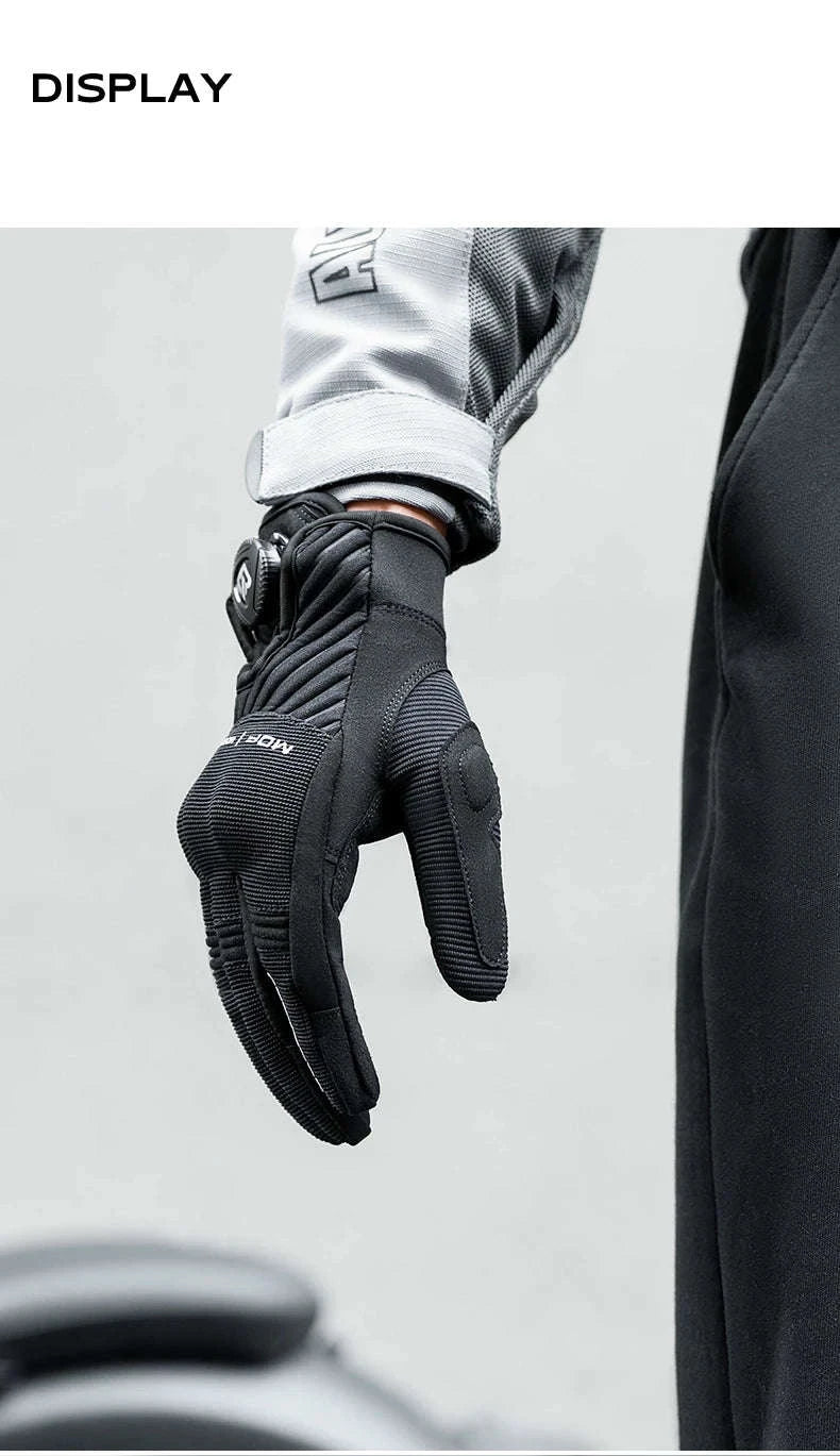 Full Finger Cycling Gloves with Shock-Absorbing Palm Pad-MT017 / L
