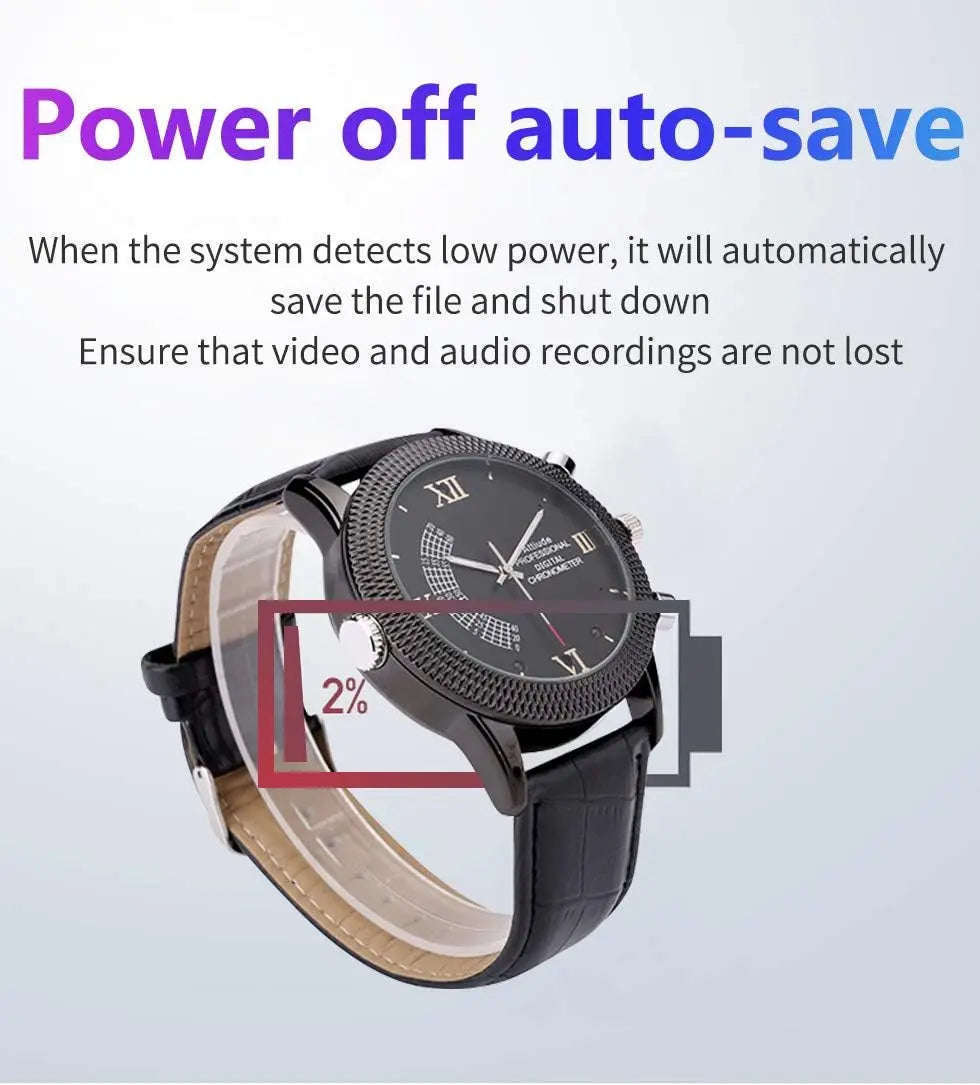 Full HD Mini Camera Wrist Watch-Default Title