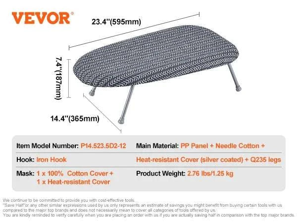 Full Size Ironing Board with Adjustable Height & 4-Layer Padding-109x33cm 4 layer / CZECH REPUBLIC