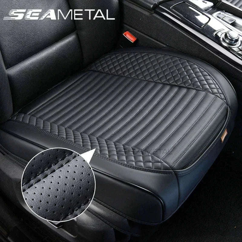 Full Wrap Car Front Seat Cover-Beige 1pc