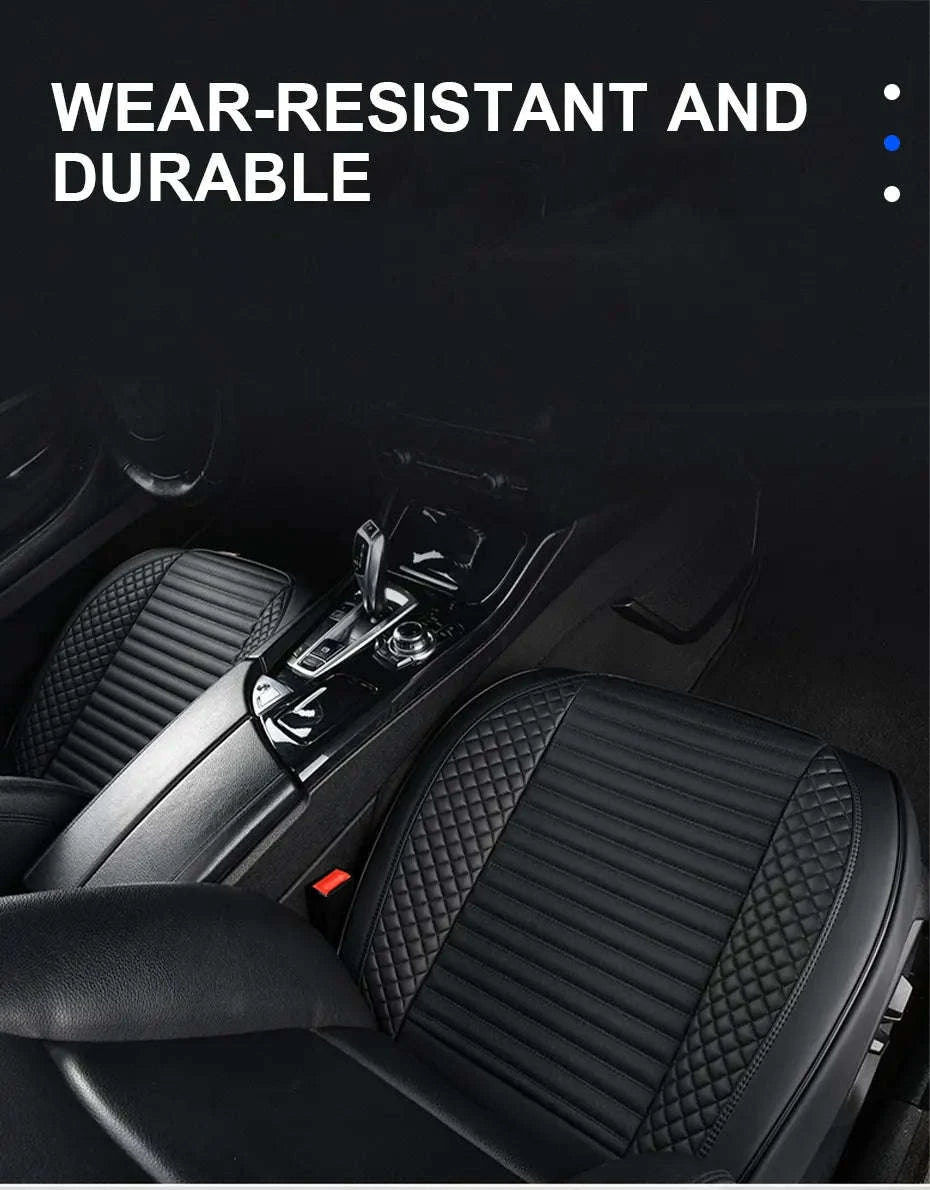 Full Wrap Car Front Seat Cover-Beige 1pc