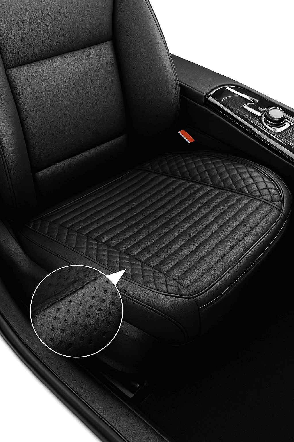 Full Wrap Car Front Seat Cover-Beige 1pc
