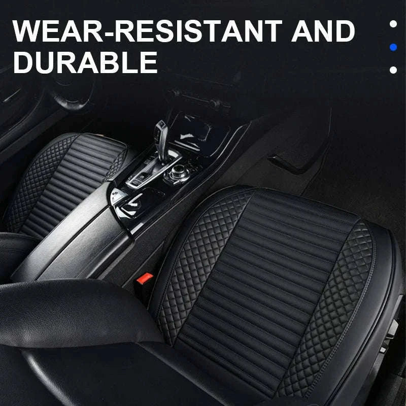 Full Wrap Car Front Seat Cover-Beige 1pc