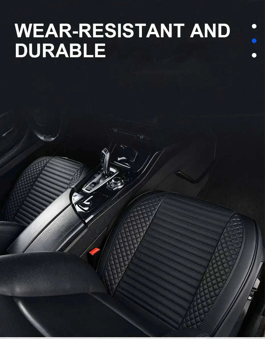 Full Wrap Car Front Seat Cover-Beige 1pc