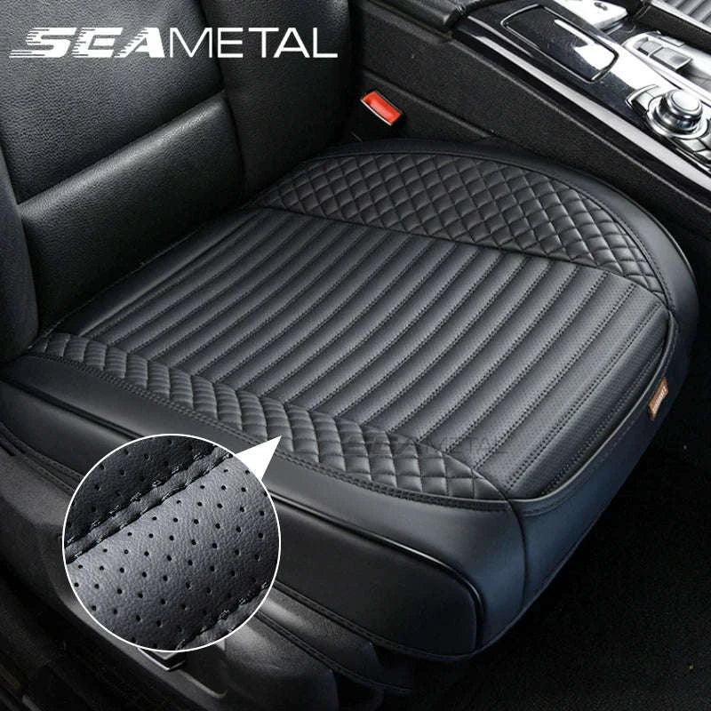 Full Wrap Car Front Seat Cover-Beige 1pc