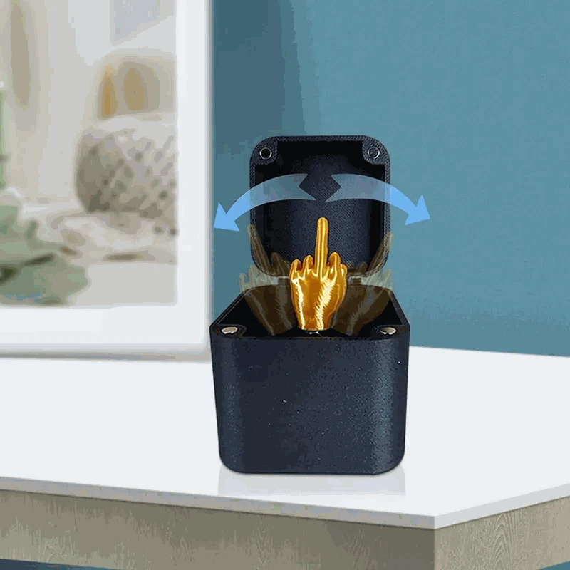 Funny Prank Middle Finger Box Gift-1pcs