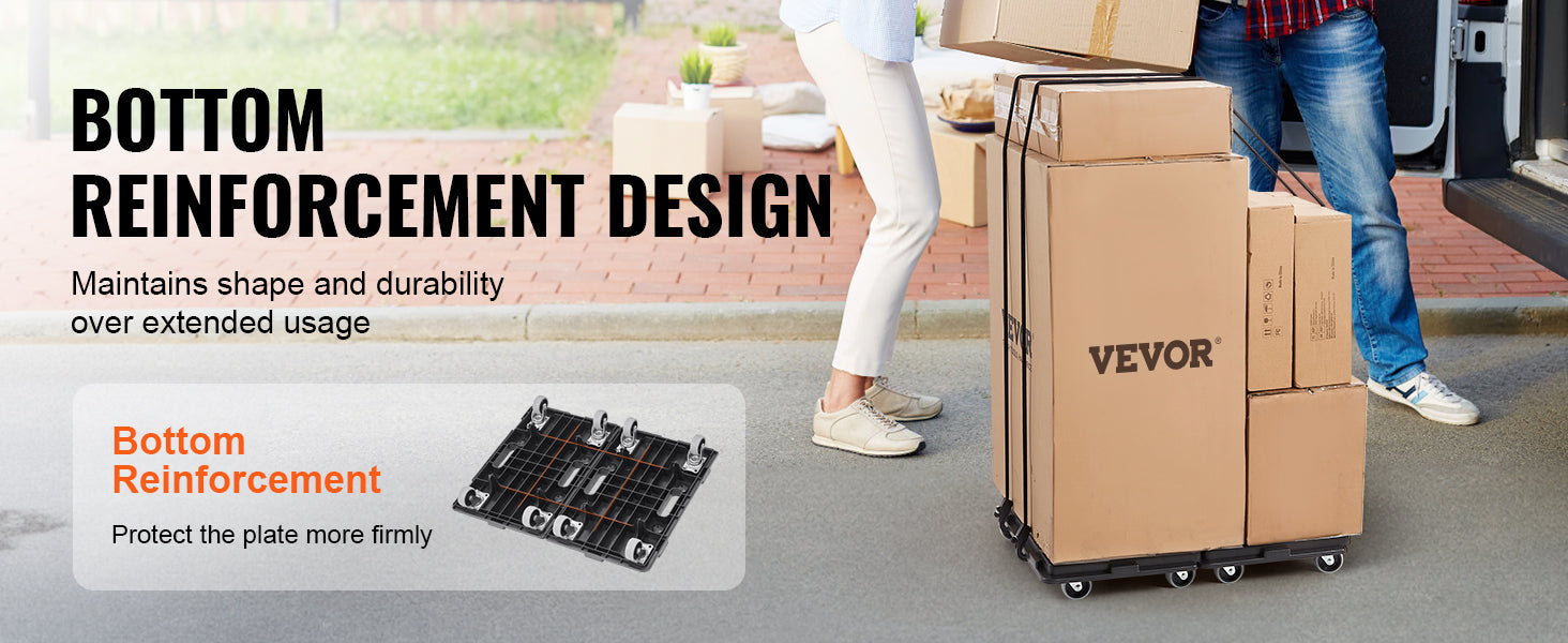 2 Pack Furniture Dolly Movers 500 lbs Each with Wheels