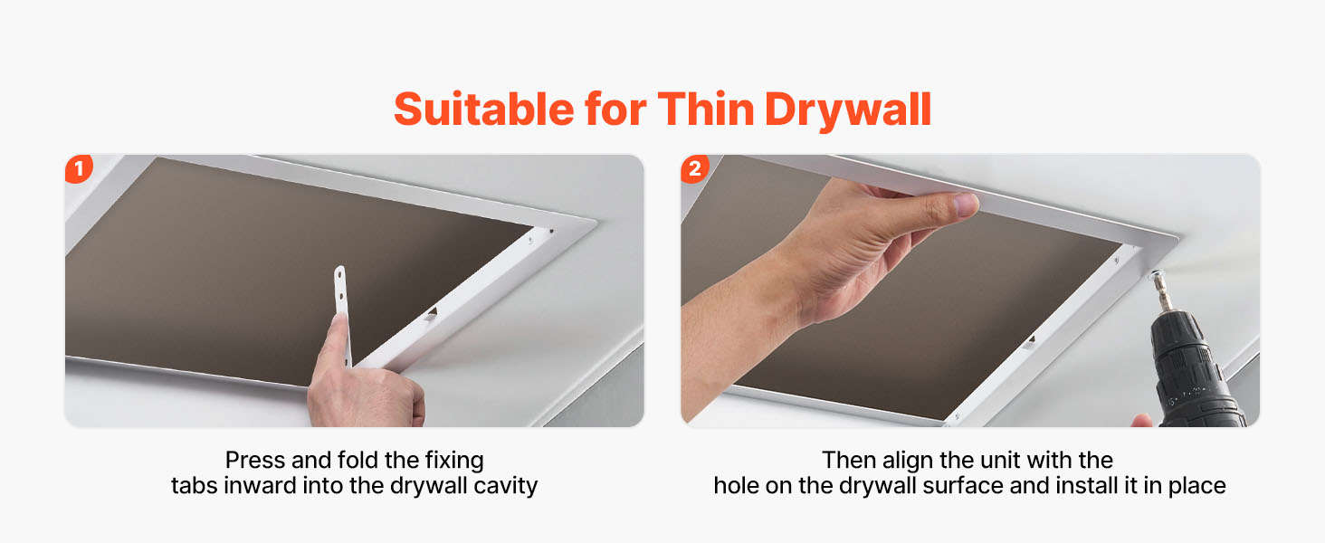 Galvanized Steel Access Panel for Drywall, Ceiling, Plumbing and Electrical Access-12x12inch / United States