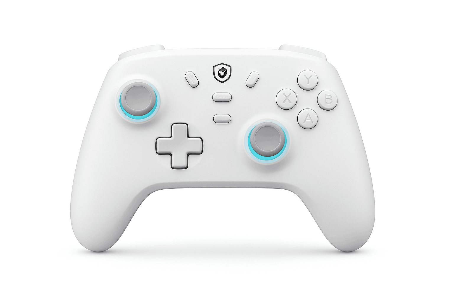 Game Controller with Hall Effect Joysticks, Hair Triggers & Adjustable Vibration-WHITE / United States